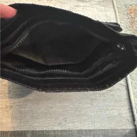 Gaultier Black Leather boxing style clutch - Picture 2 of 4